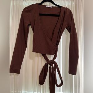 Zara tie top